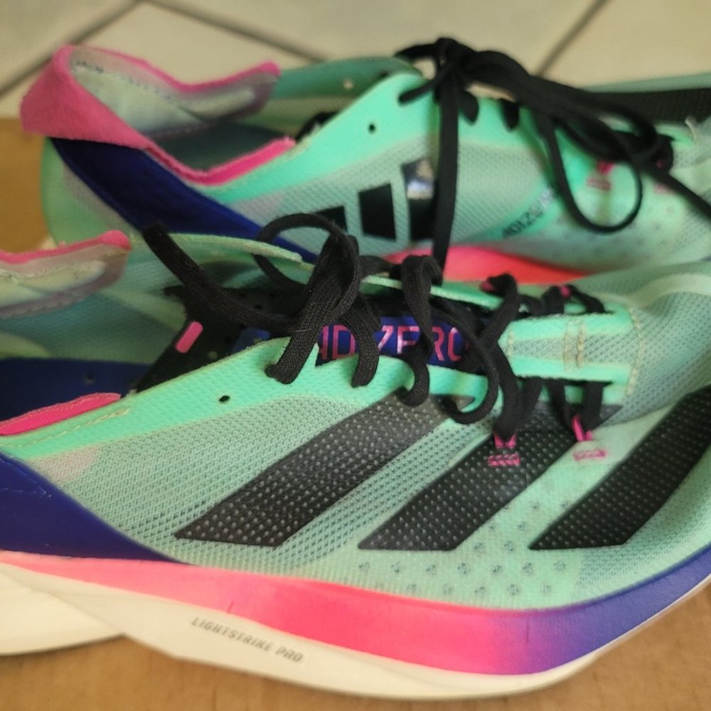 Men's 5/Women's 6 Adidas Adizero Adios Pro 3 Pulse Mint